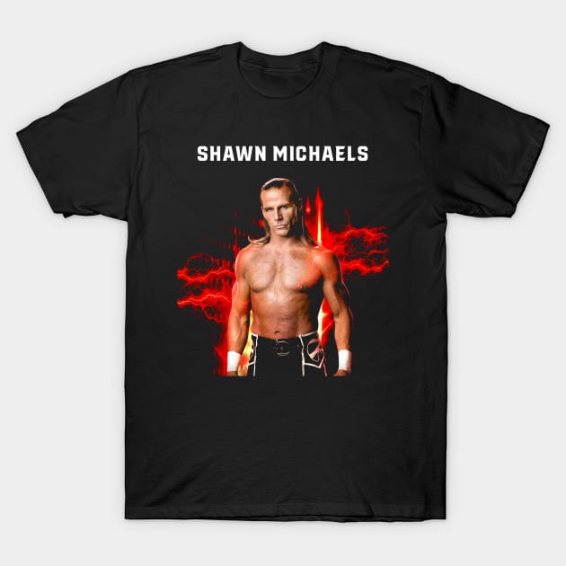 Shawn Michaels T-Shirt by Crystal and Diamond